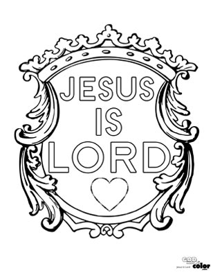 Jesus Is Lord Printable