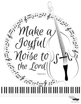 Make a joyful noise printable